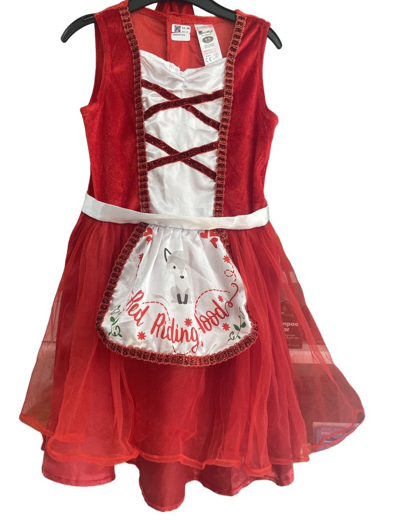 Preloved Smiffys - Red Riding Hood Costume, 4-6 Years (4-5y, 5-6y) - Costume