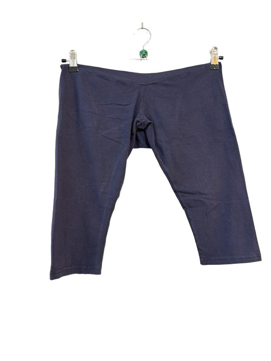 Preloved Jojo Maman Bebe - Navy Maternity Over-bump Capri Crop Leggings (Medium)