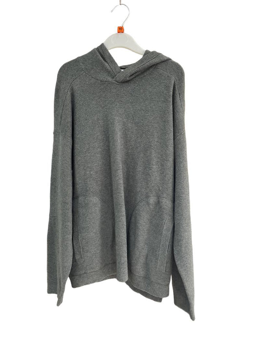 Preloved Zara - Sage Gray Knit Hoodie (10-11y)