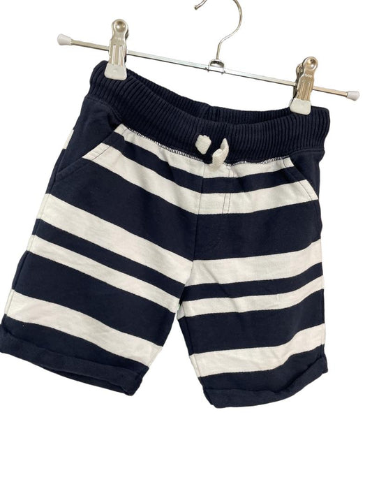 Preloved Mothercare - Navy White Stripe Shorts (3-4y)