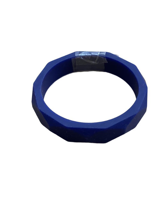 Preloved Unknown Brand - Blue Silicone Teething Bangle Bracelet