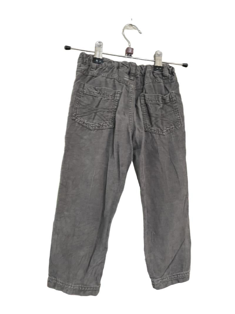 Preloved Waitrose Mini - Gray Corduroy Trousers (2-3y)