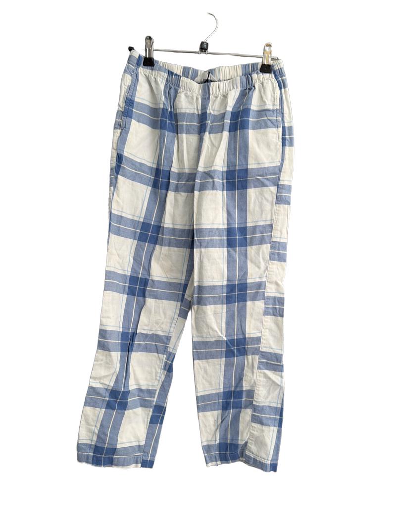 Preloved John Lewis - Blue White Check Pyjama Trousers (11-12y)