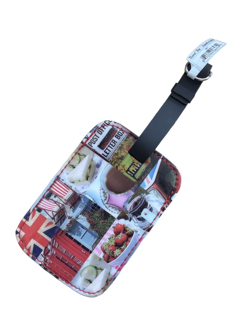 Preloved Catseye London - London Theme British Imagery Collage Luggage Tag