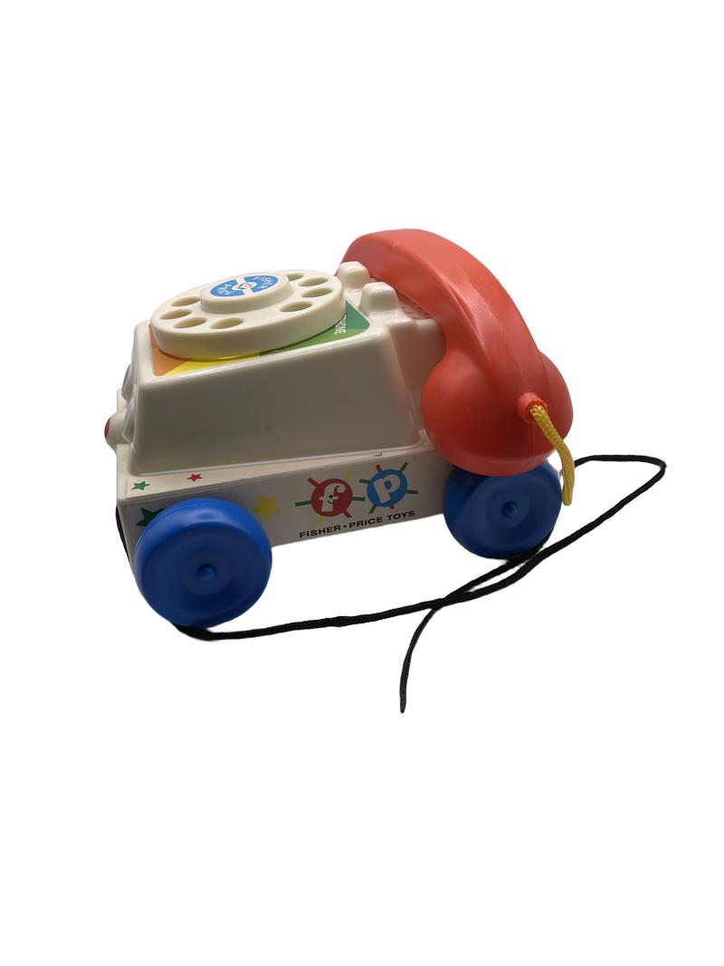 Preloved Retro Vintage Telephone Pull Toy - Fisher Price - Toys
