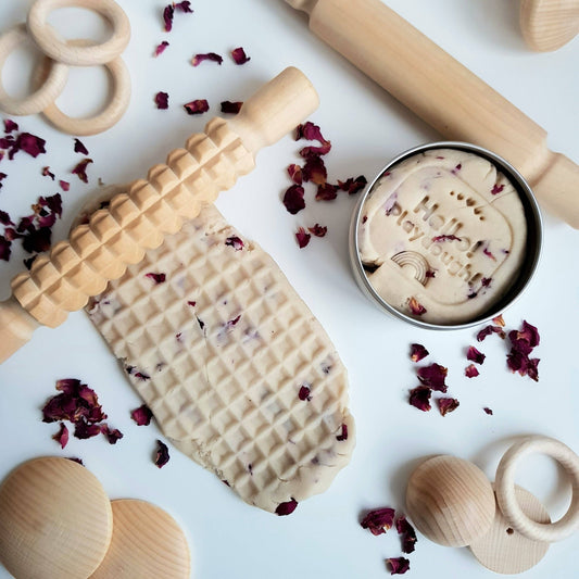 Natural Rose Playdough - Hello! Playdough!