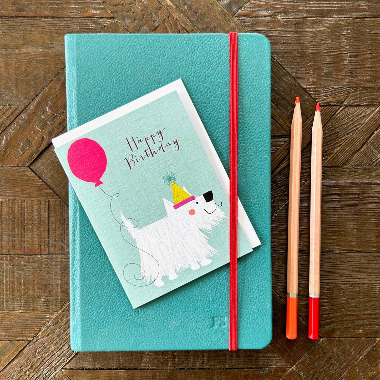 DG06 Mini Westie Birthday Card