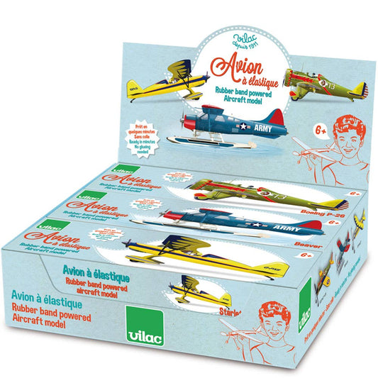 Rubber Band Airplane Classic Flying Toy