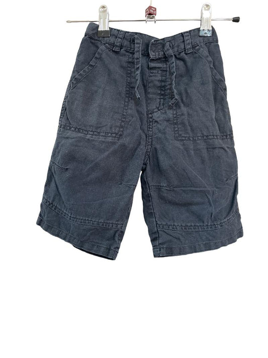 Preloved Next - Navy Linen Capri Trousers  (18-24m)