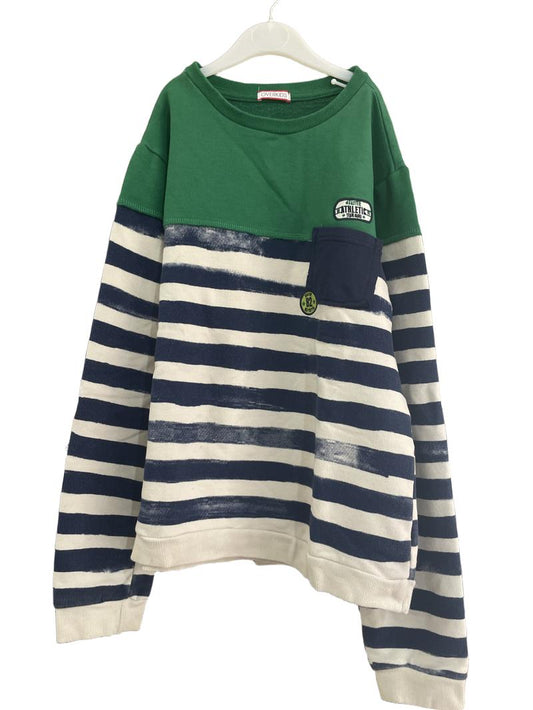 Preloved OverKids - Green, Navy, White Jumper Athletic Department Design. (10y)