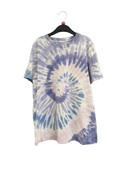 Preloved Lands' End - Purple Pink Tie Dye T Shirt (10-11y, 11-12y)