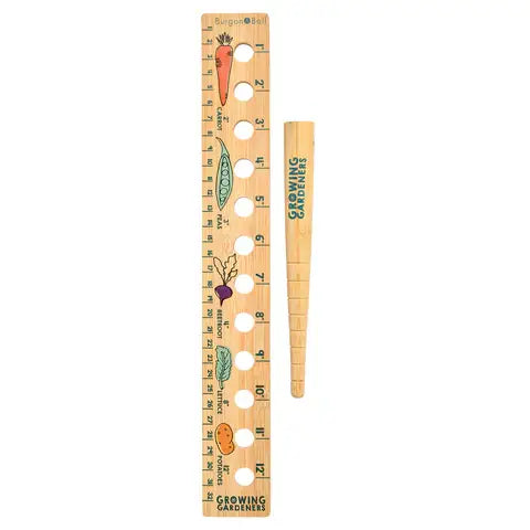 Growing Gardeners Planting Ruler and Dibber FSC100%