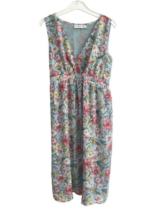 Preloved Jojo Maman Bebe - Blue Floral Nursing Dress. (10 UK)