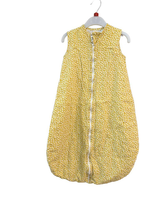 Preloved John Lewis - Yellow White Triangle Print Sleepbag, 1.0 Tog (0-6m)