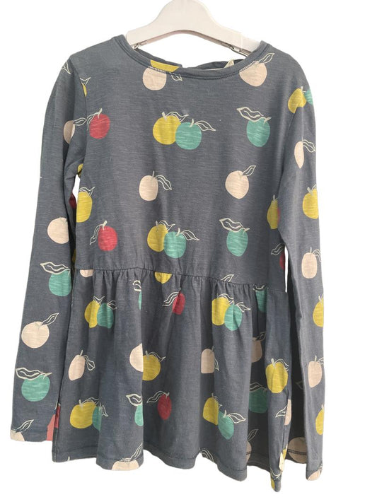Preloved White Stuff - Navy Fruit Print Long-sleeved Top (9-10y)