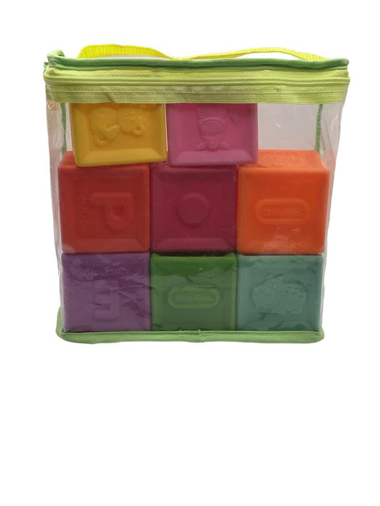 Preloved Little Tikes Plastic Blocks - Asda