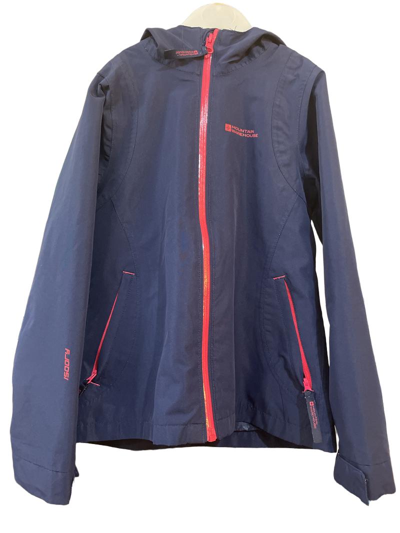 Preloved Mountain Warehouse - Navy Waterproof Jacket (7-8y)