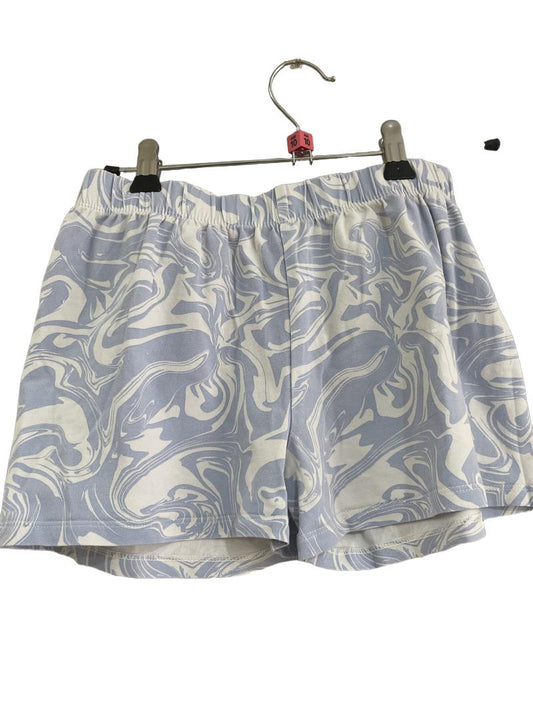 Preloved Marks & Spencer - Blue White Short Sleeve Pyjamas (10-11y) - Sleepwear