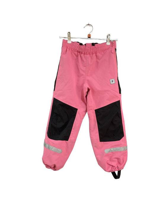 Preloved Polarn O. Pyret - Pink Black Waterproof Trousers (4-5y)