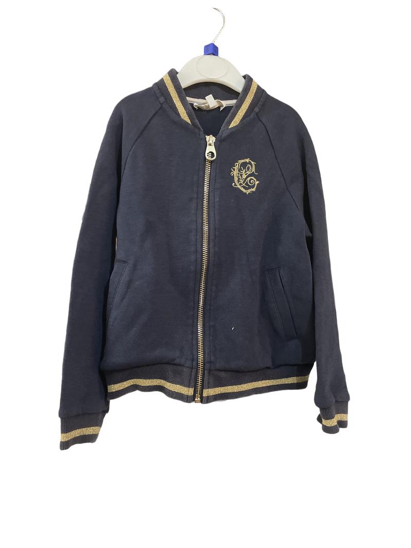 Preloved Chloé - Navy Jacket With Glittery Gold Details. (6y)