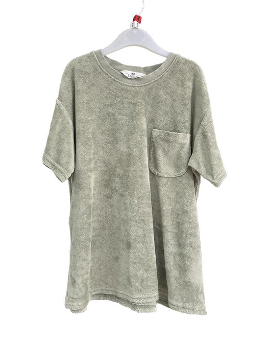 Preloved H&M - Green Terry Cloth T Shirt (8-9y, 9-10y)