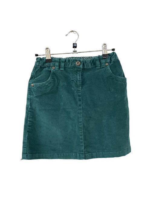 Preloved John Lewis - Teal Corduroy Mini Skirt (11-12y)
