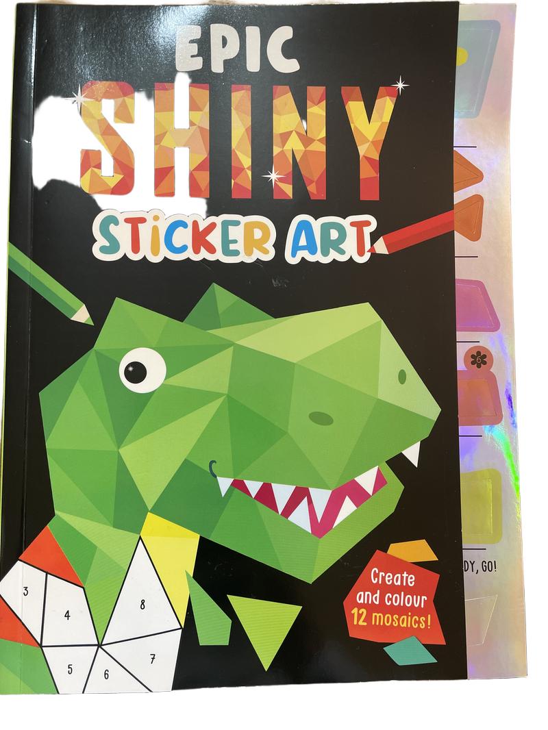 Preloved Toys - Epic Shiny Sticker Art - Igloobooks