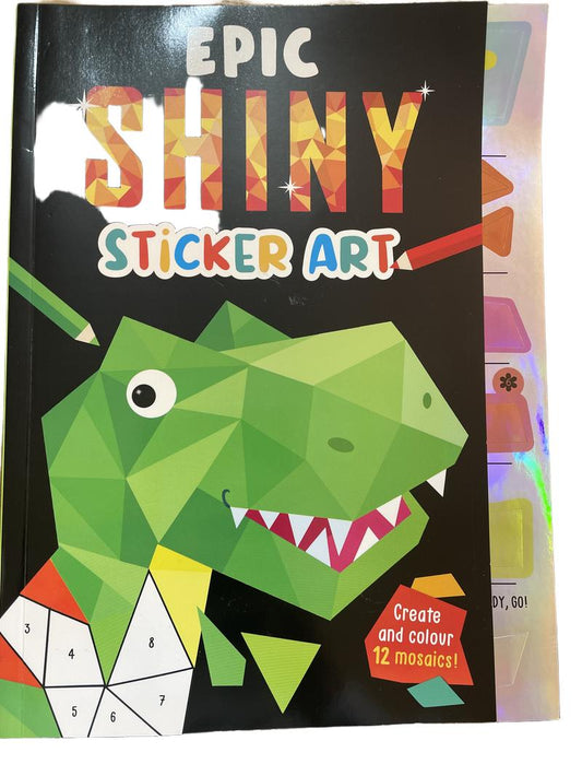 Preloved Toys - Epic Shiny Sticker Art - Igloobooks