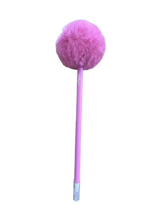 Preloved Toys - Pen With Pink Pom Pom Top. - Smiggle
