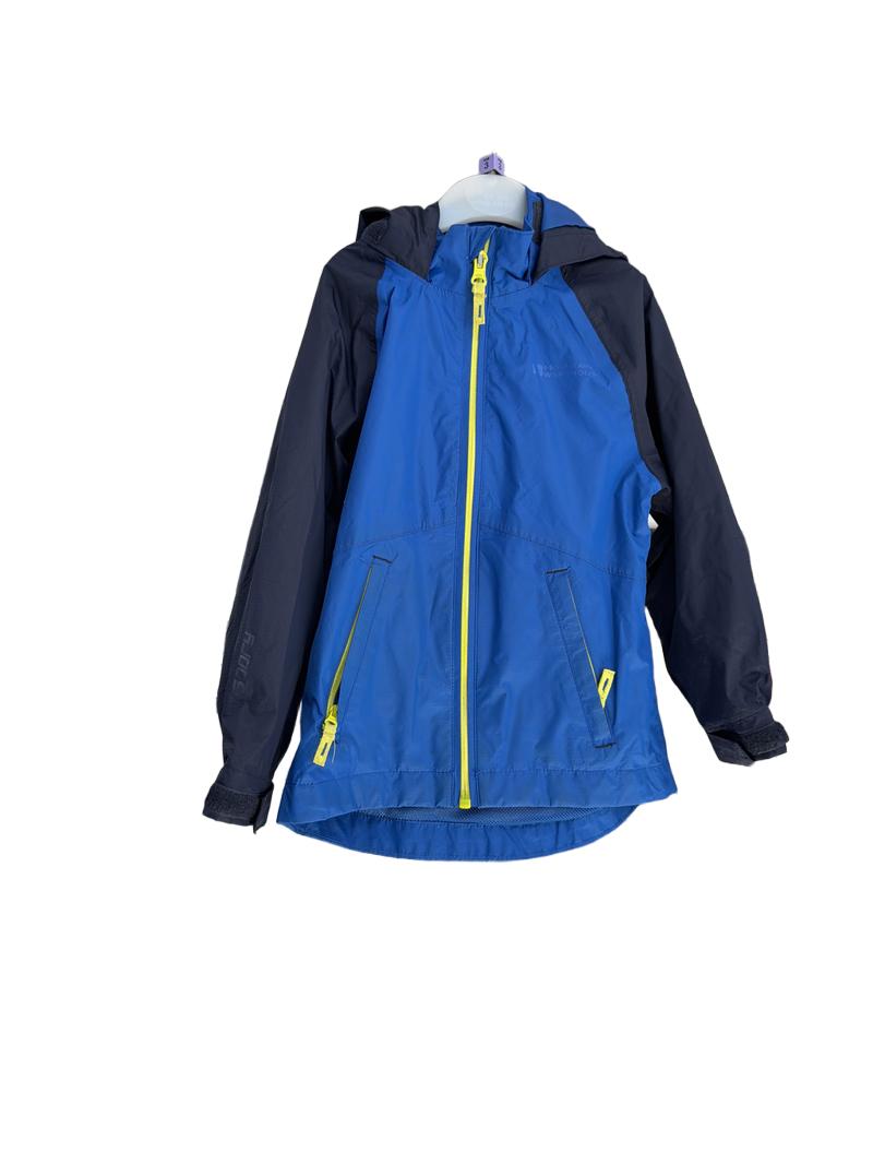 Preloved Mountain Warehouse - Blue And Navy Waterproof Coat. (3-4y)