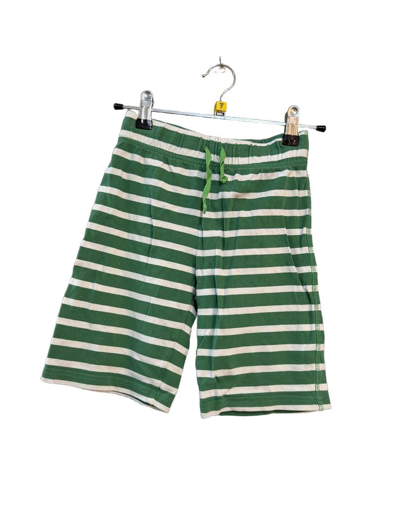 Preloved Kite - Green White Stripe Shorts (7-8y)