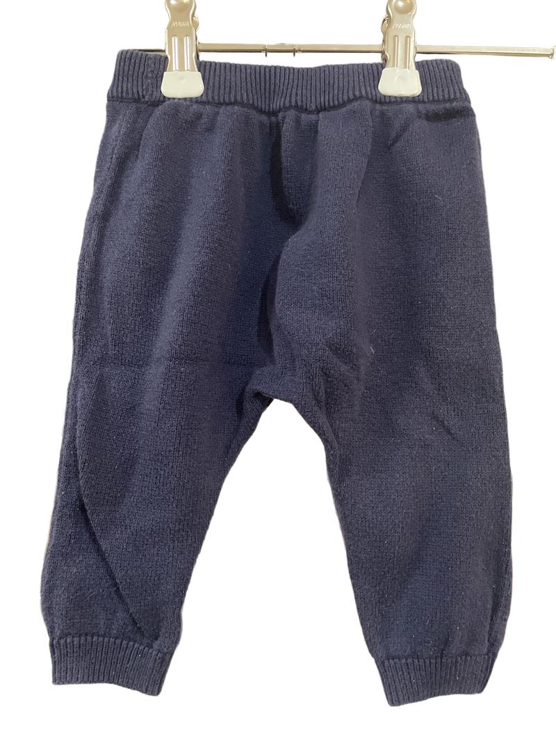 Preloved Debenhams - Navy Trousers. (3-6m)