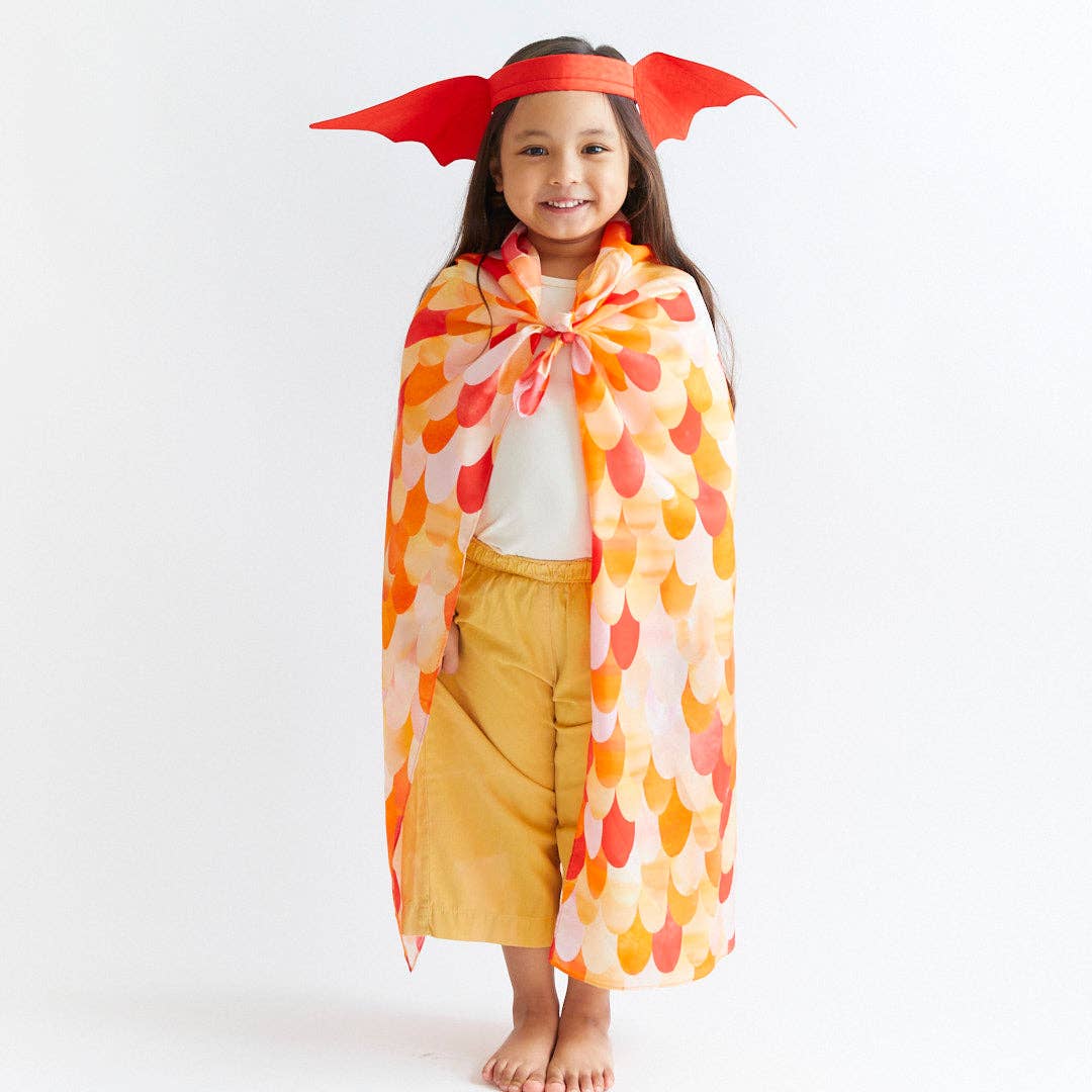 Sarah's Silks - Red Dinosaur Playsilk