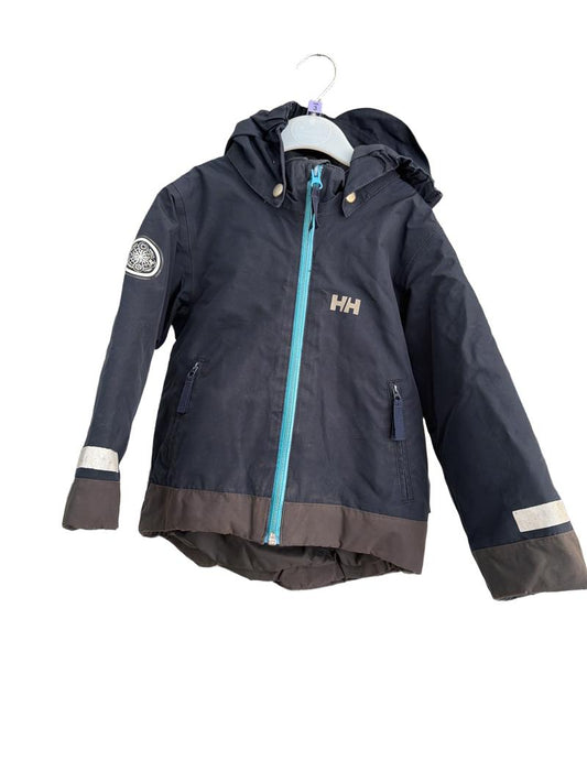 Preloved Helly Hansen - Navy Lined Waterproof Jacket (3y)