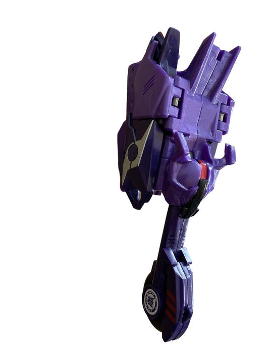 Preloved Transformers Decepticon Fracture, Purple Motorcycle - Hasbro