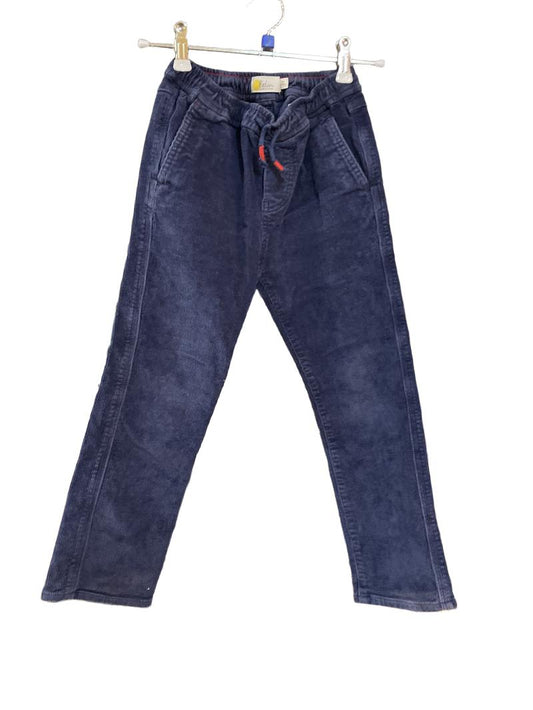 Preloved Boden - Navy Blue Corduroy Trousers (6-7y)
