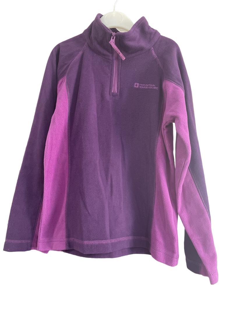 Preloved Mountain Warehouse - Purple Fleece Jumper. (7-8y)