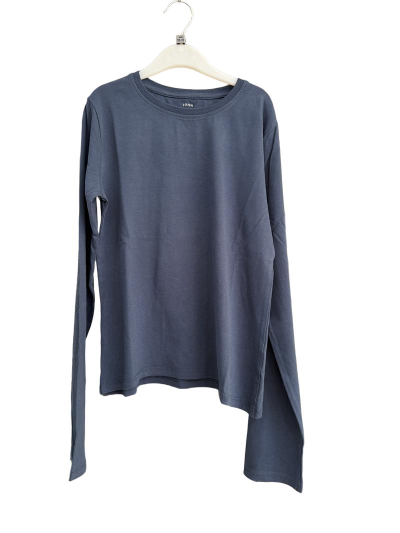 Preloved John Lewis - Navy Blue Long-sleeved T Shirt (12y)