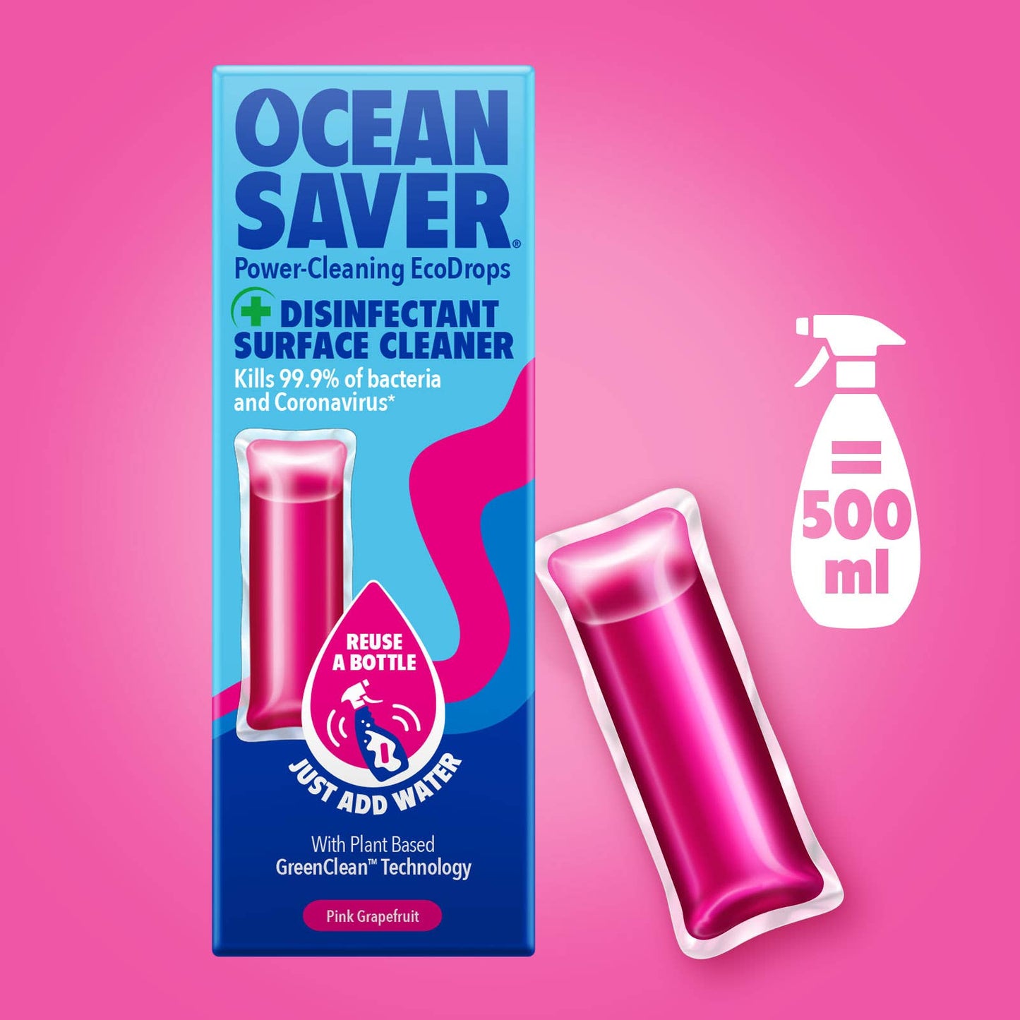 OceanSaver Disinfectant EcoDrop 12 pack