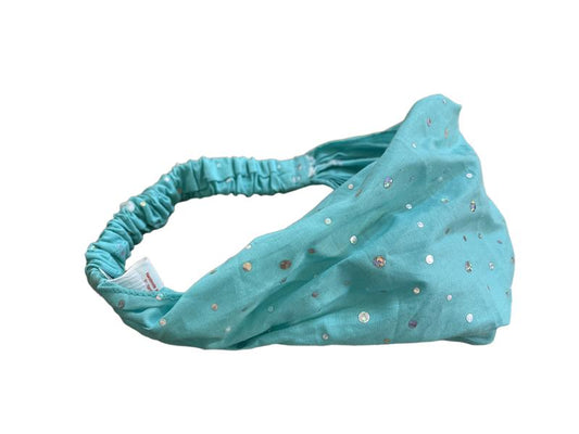 Preloved Unknown Brand - Green Sparkle Cloth Headband