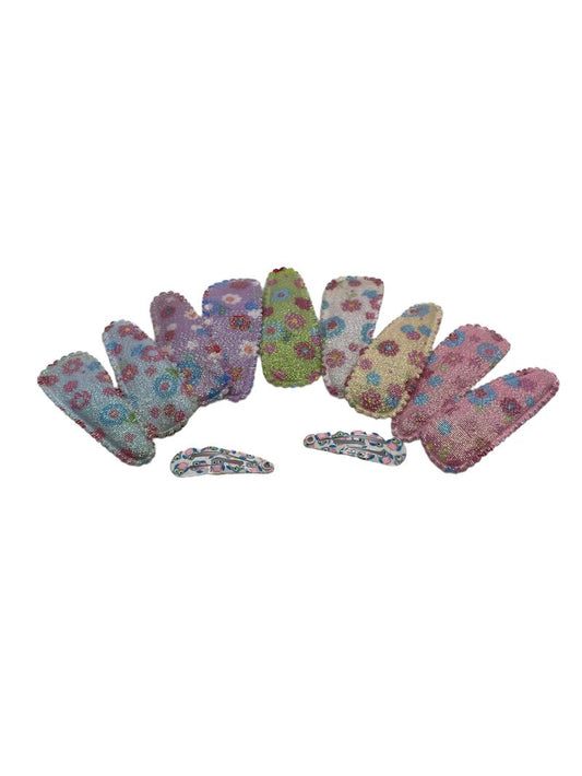 Preloved Unknown Brand - Multicolour Pastel Sparkle Hair Clips, NEW In Package - Accessories