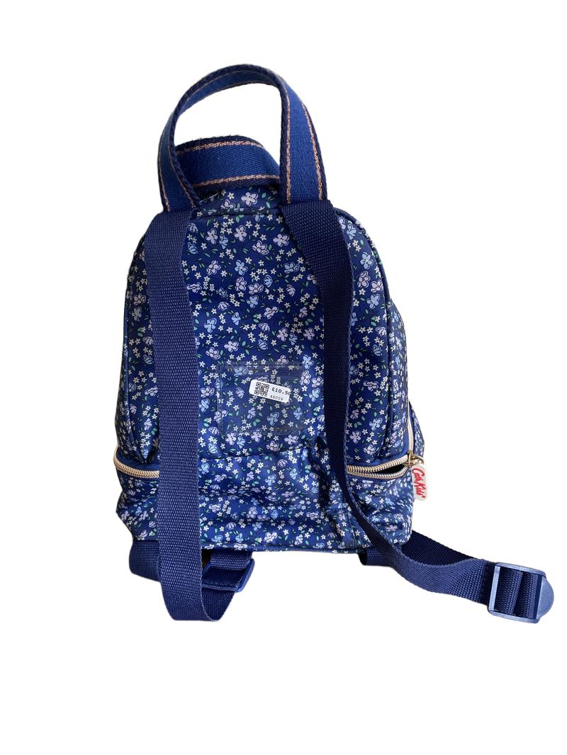 Preloved Cath Kidston - Blue Floral Print Backpack Lunch Kit - Accessories