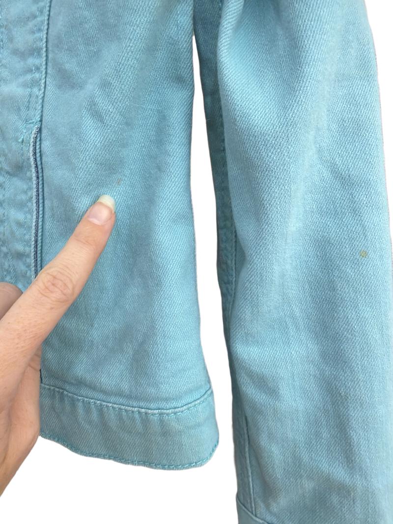 Preloved Fatface - Turquoise Denim Jacket (10-11y)