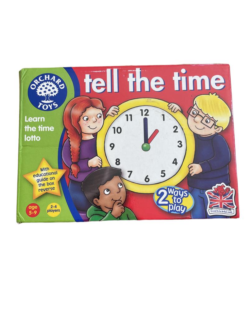 Preloved Toys - Tell The Time Game. - Orchard Toys