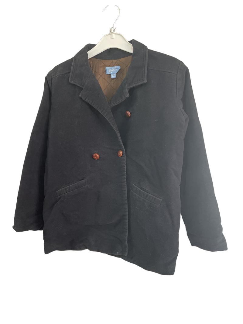Preloved Little Legend - Black Canvas Padded Jacket (9-10y)