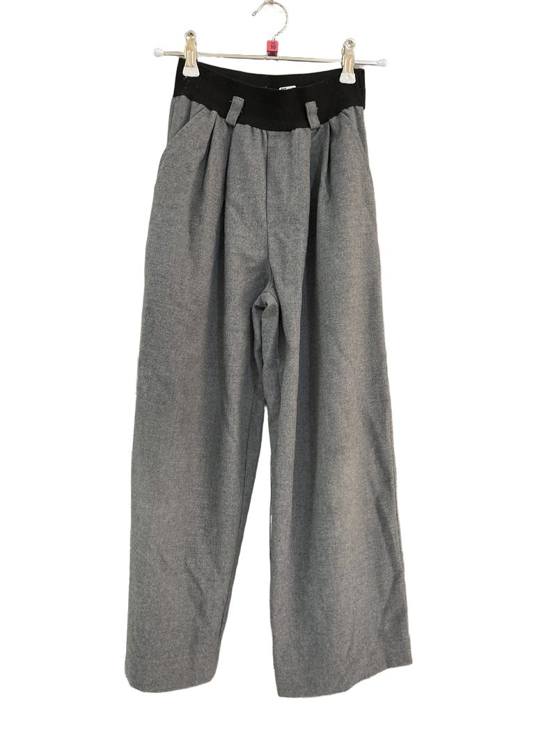 Preloved Zara - Gray Trousers With Elastic Waist (10-11y)