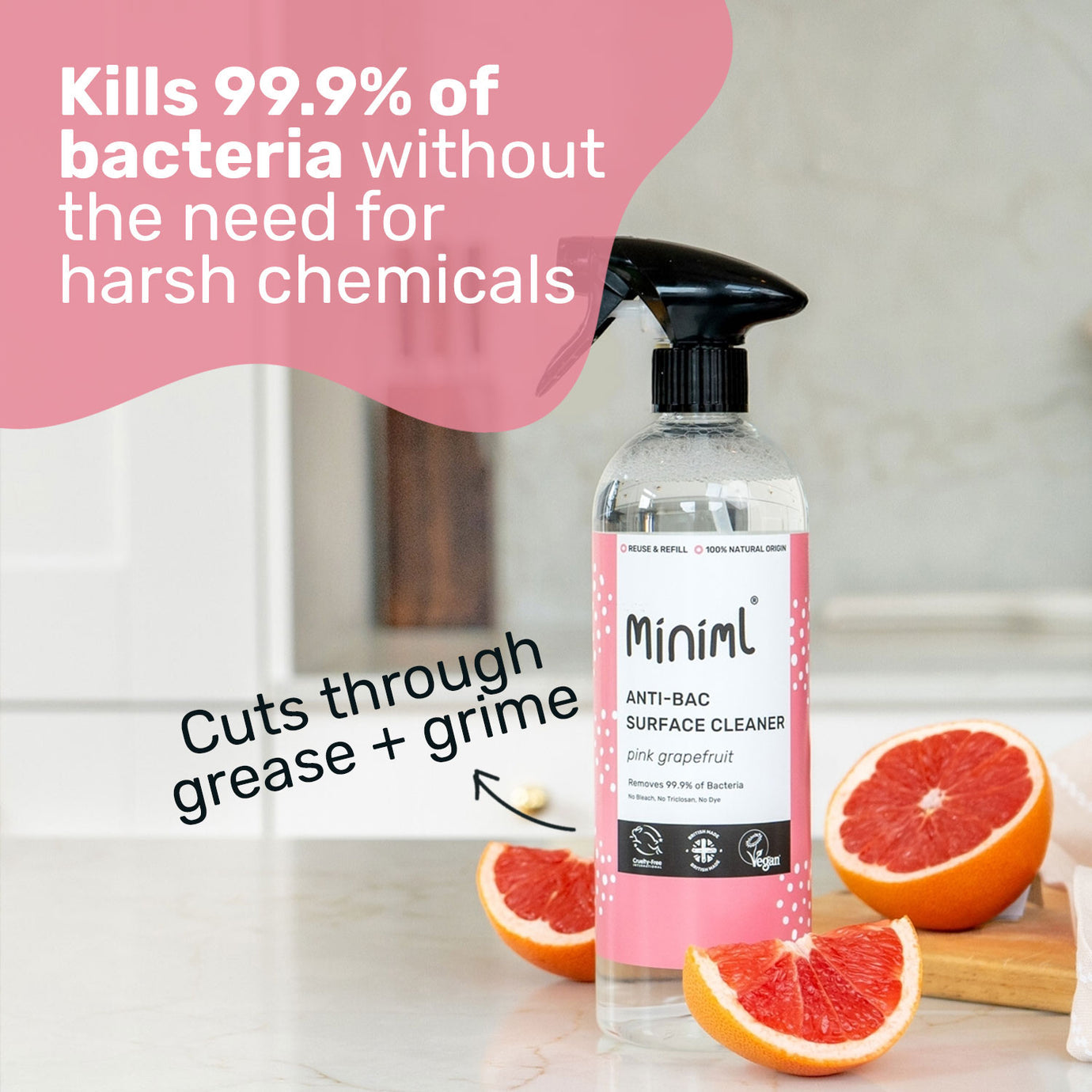 Miniml Multi-Surface Cleaner - REFILL (per 10 ml)