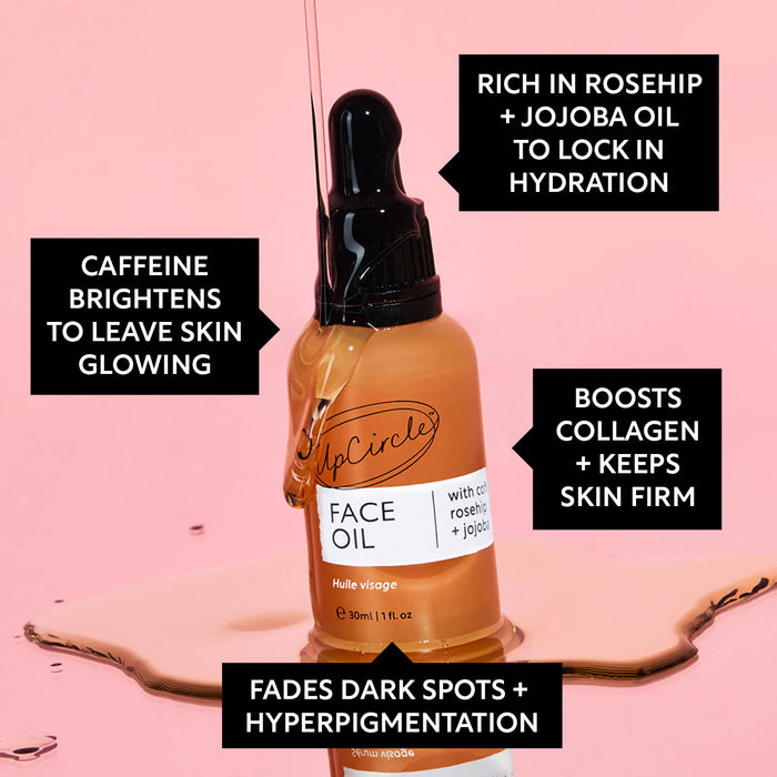 Face Oil with Coffee, Rosehip + Jojoba - Jumbo