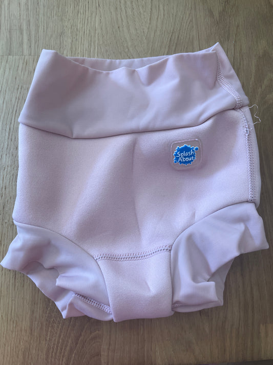 Splash About pink swim nappy 6-12m