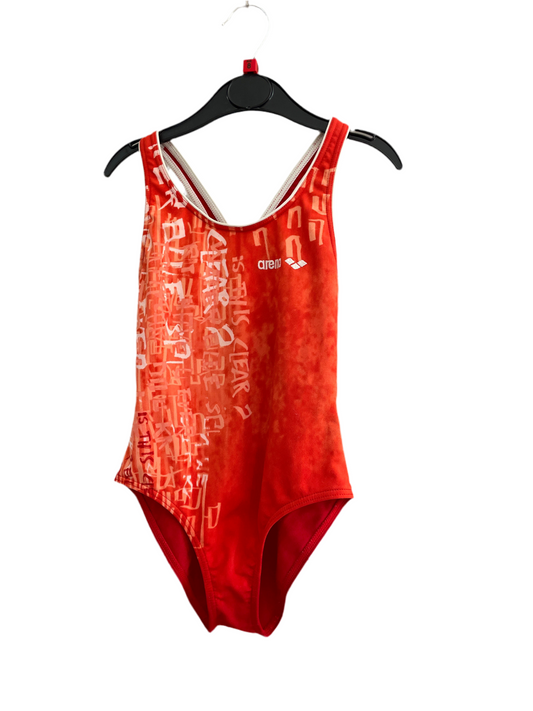 Preloved Arena - Red Girl Swimsuit (8-9y)